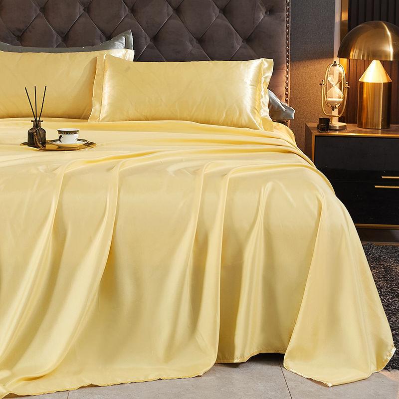 Rayon Fashionable Bed Sheets, Solid Color Single Double Bed And A Comfortable And Cool Mattress Cover 230x250cm /170x230cm. 170x230cm
Rayon Fashionable Bed Sheets, Solid Color Single Double Bed And A Comfortable And Cool Mattress Cover 230x250cm /170x230cm. 170x230cm