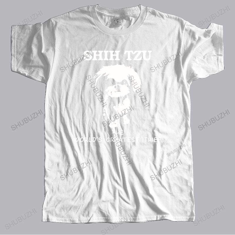 cotton High Quality tshirt men summer loose tees Shih Tzu The Worlds Greatest Thief Bigger Size Homme Black oneck Teeshirt S
cotton High Quality tshirt men summer loose tees Shih Tzu The Worlds Greatest Thief Bigger Size Homme Black oneck Teeshirt S