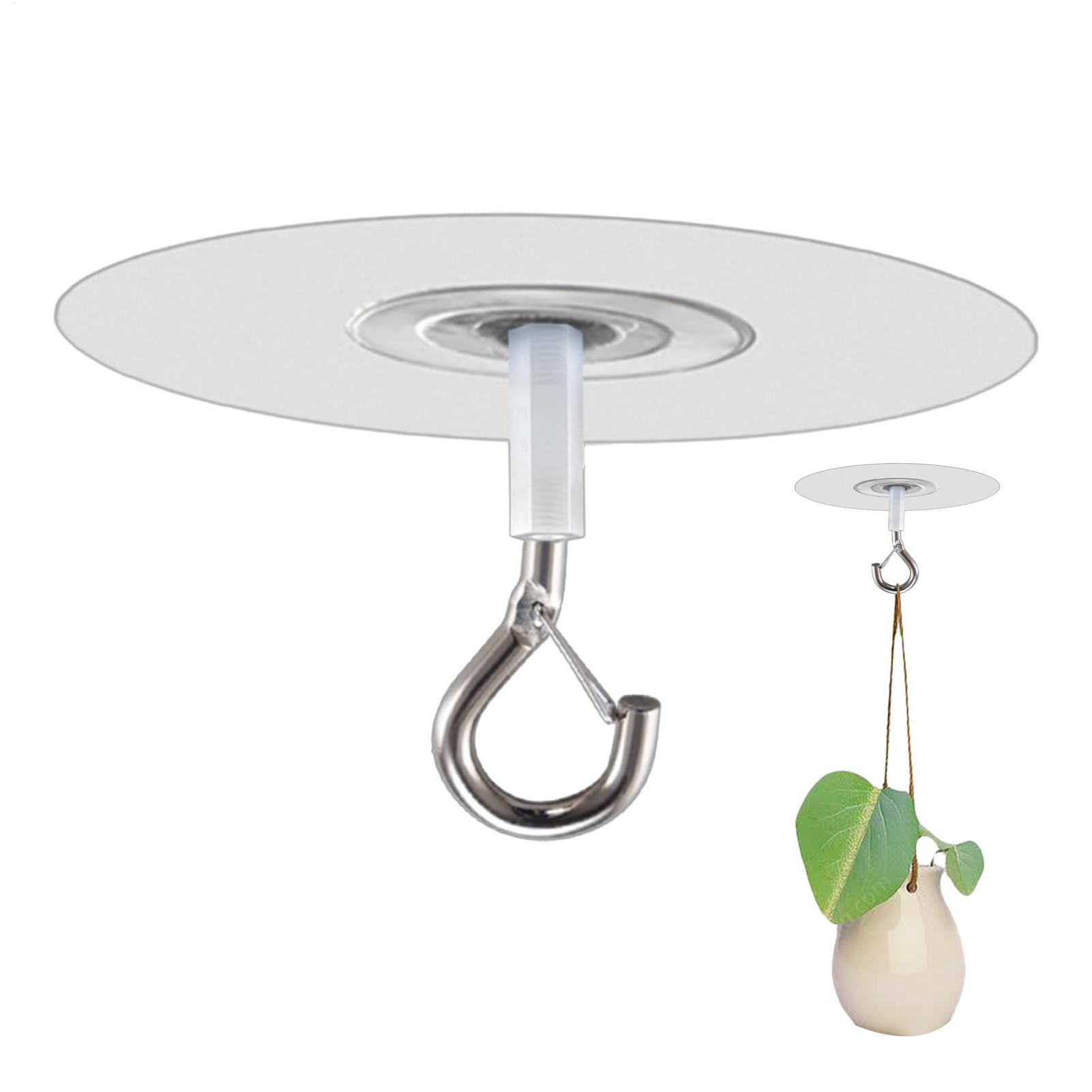 Self-Adhesive Water Resistant Ceiling Hooks Home Decoration Tools for Plants, Wind Chimes, Decorations, Lights, Balloons CN
Self-Adhesive Water Resistant Ceiling Hooks Home Decoration Tools for Plants, Wind Chimes, Decorations, Lights, Balloons CN