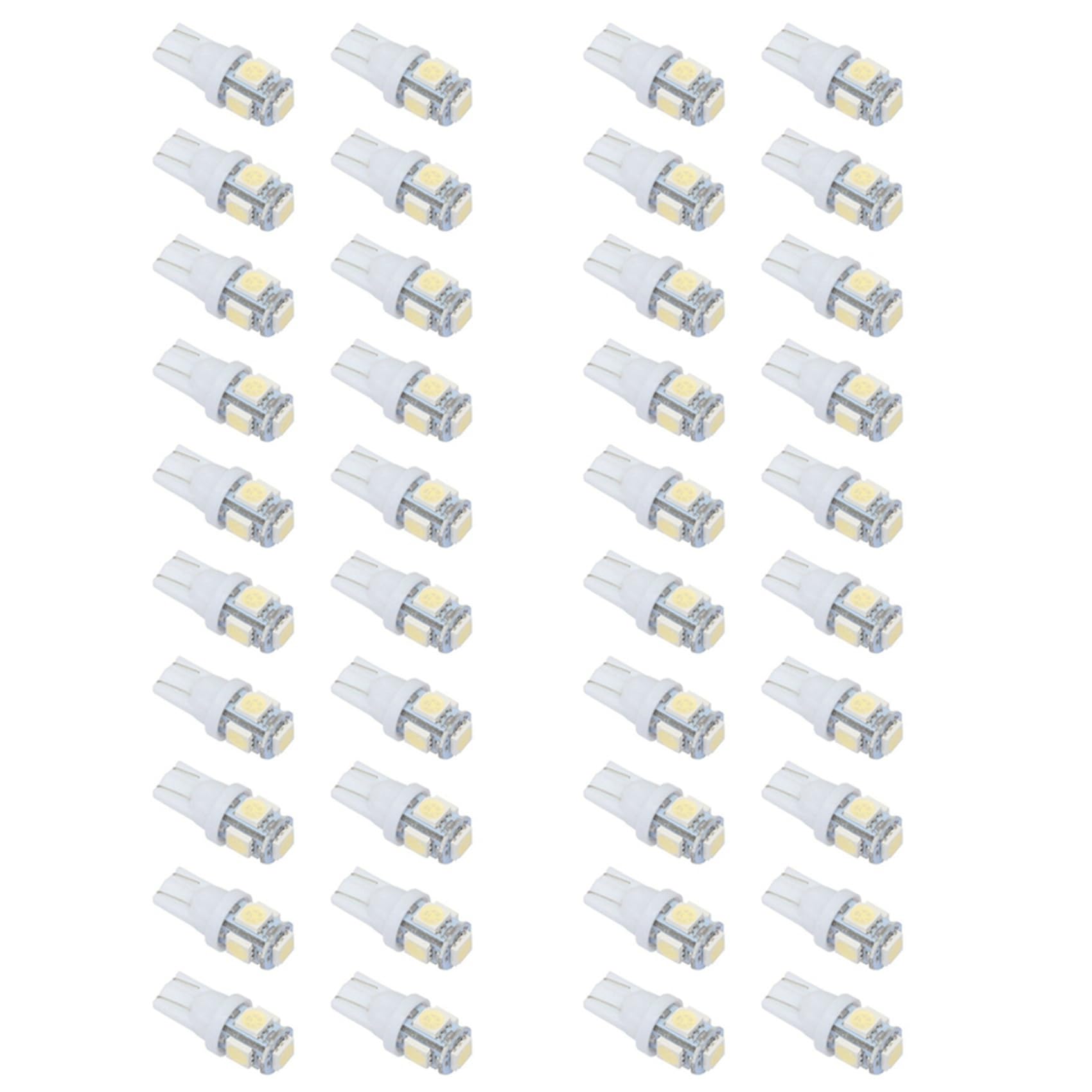 XunugZK 40PCS Super White T10 Wedge 5-SMD 5050 LED Bulb W5W 2825 158 192 168 194 білий
XunugZK 40PCS Super White T10 Wedge 5-SMD 5050 LED Bulb W5W 2825 158 192 168 194 білий