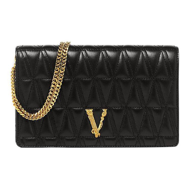 New VERSACE Virtus Lambskin One Shoulder Crossbody Clutches Women s Black 1007675-DNATR41-B00V 20.1*5.1*13.0CM
New VERSACE Virtus Lambskin One Shoulder Crossbody Clutches Women s Black 1007675-DNATR41-B00V 20.1*5.1*13.0CM