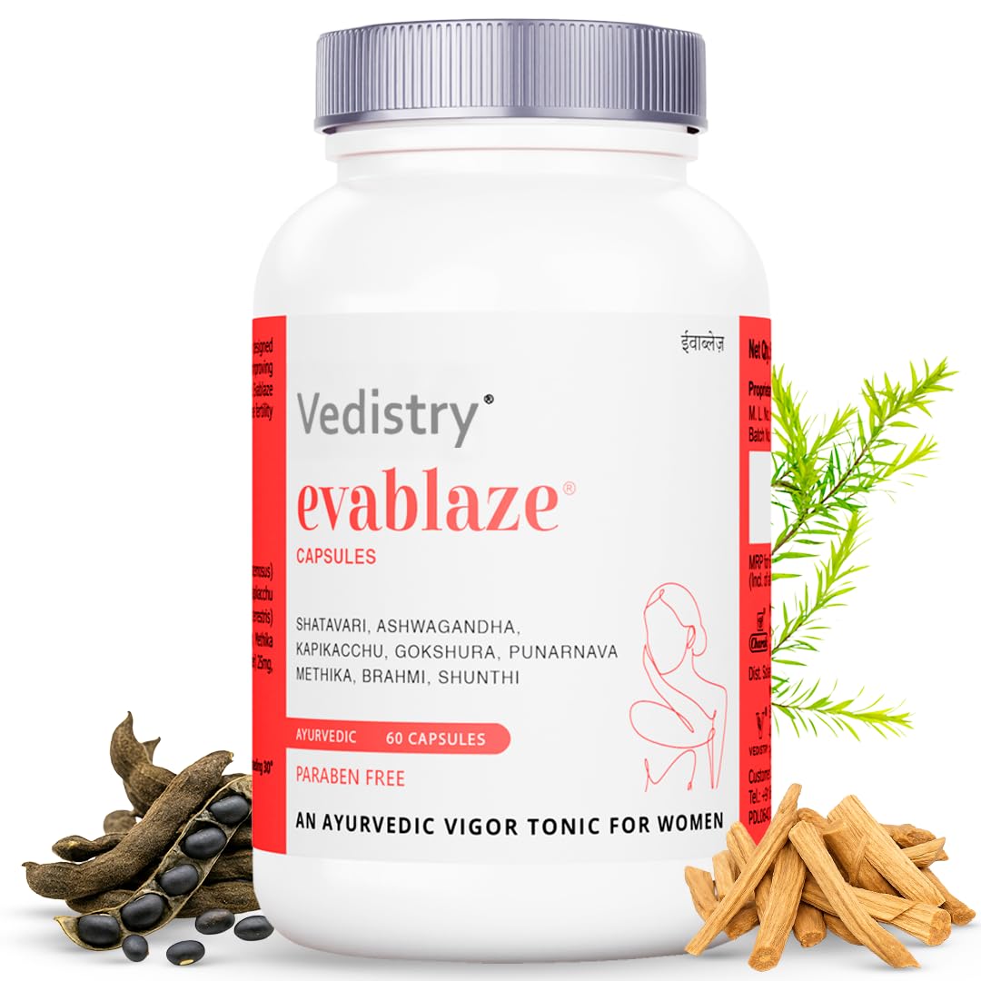 Evablaze Women Vitality Balance Capsules For Energy Mood Support Hormone Wellness Daily 60 Capsules Pack Of One
Evablaze Women Vitality Balance Capsules For Energy Mood Support Hormone Wellness Daily 60 Capsules Pack Of One