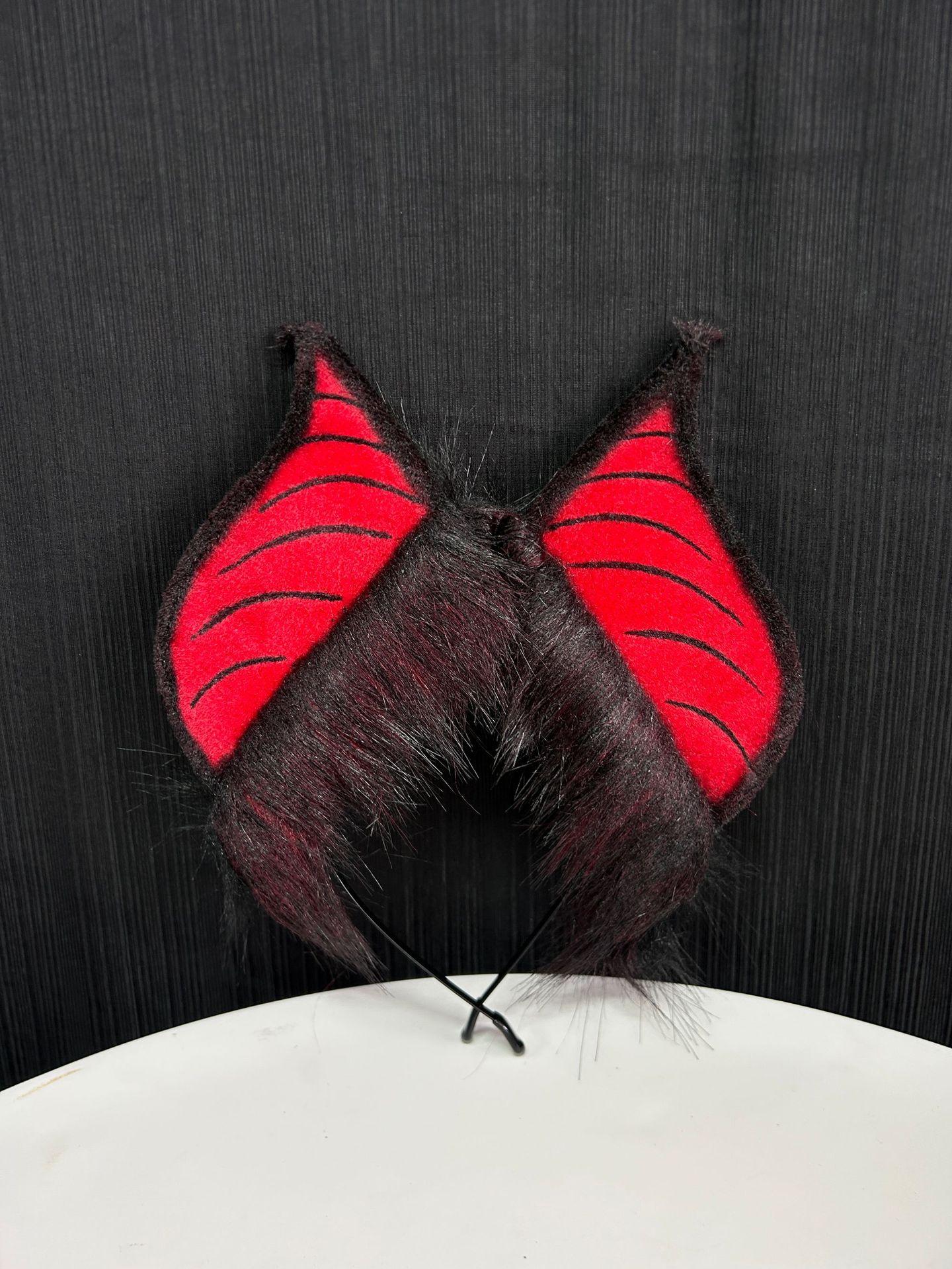 Party: Black and red plush ~ fox ears headband cute cat headband pure desire headdress One size fits all
Party: Black and red plush ~ fox ears headband cute cat headband pure desire headdress One size fits all