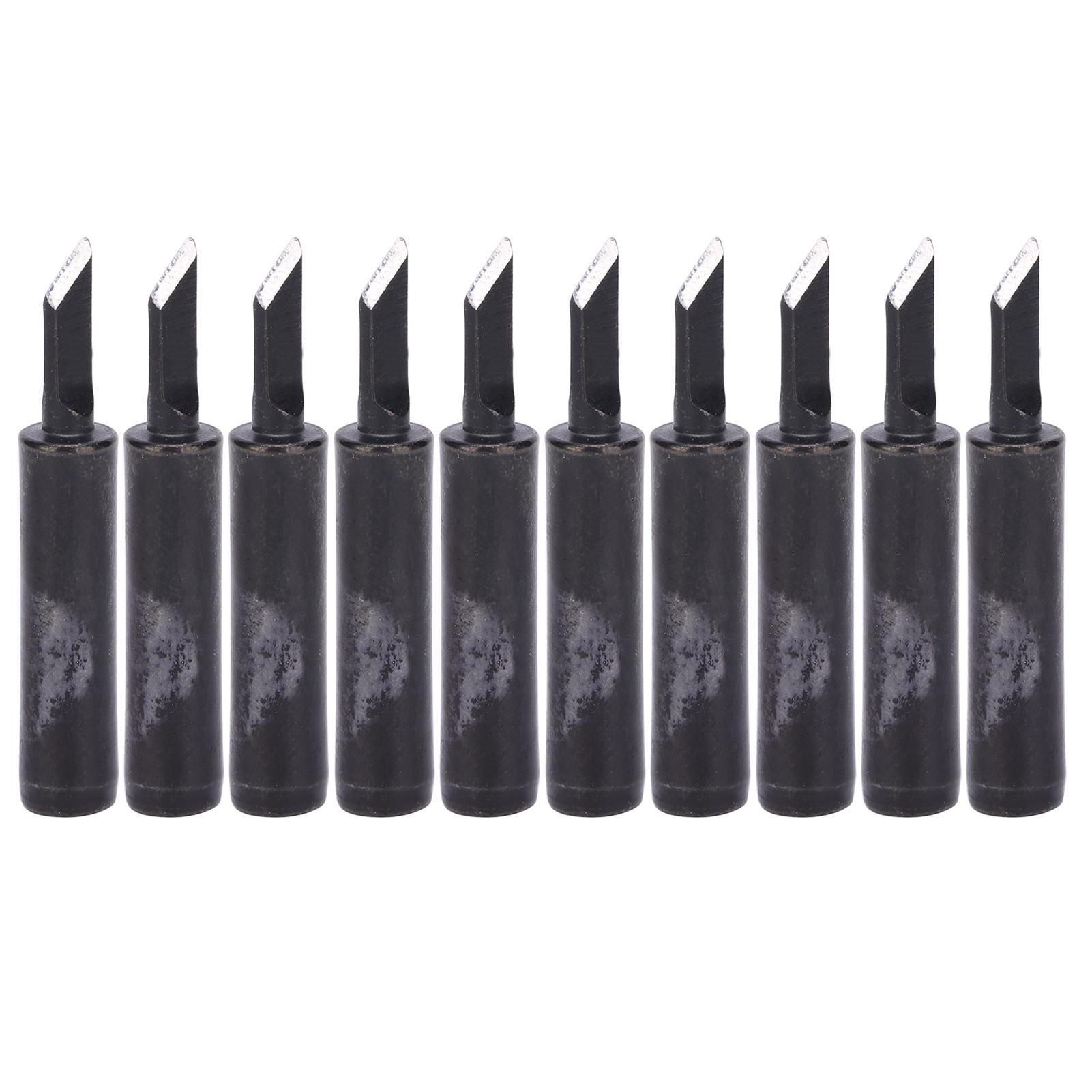 10Pcs Soldering Iron Tips Inner Heating Type Black Welding Replacement 900MT1.5SK
10Pcs Soldering Iron Tips Inner Heating Type Black Welding Replacement 900MT1.5SK