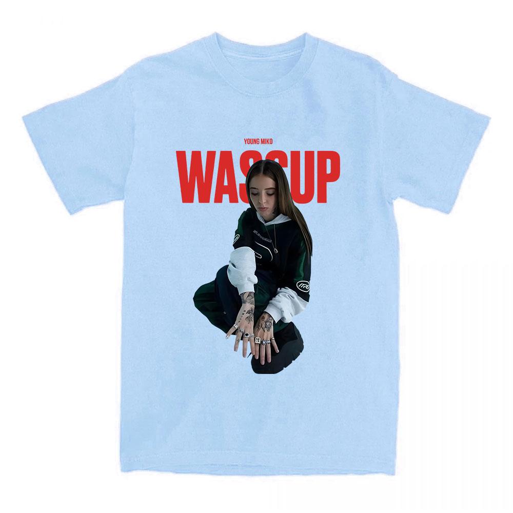 Young Miko WASSUP Single 2026 T-shirt Short Sleeve Women O-neck Tshirts Singer Graphic Printing T Shirt Unisex Streetwear Female XS рожевий
Young Miko WASSUP Single 2026 T-shirt Short Sleeve Women O-neck Tshirts Singer Graphic Printing T Shirt Unisex Streetwear Female XS рожевий