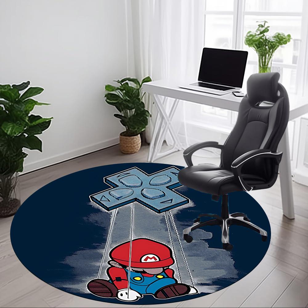 1pc Mario Controller Office Round Area Rug, Under Office Chairs Bedroom Living Room Home Decor a1022336 80cm by 80cm
1pc Mario Controller Office Round Area Rug, Under Office Chairs Bedroom Living Room Home Decor a1022336 80cm by 80cm