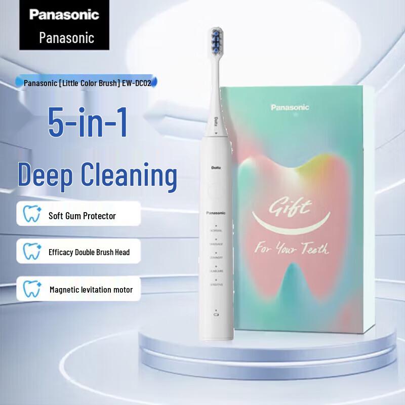 Panasonic EW-DC02 Sonic Electric Toothbrush
Panasonic EW-DC02 Sonic Electric Toothbrush