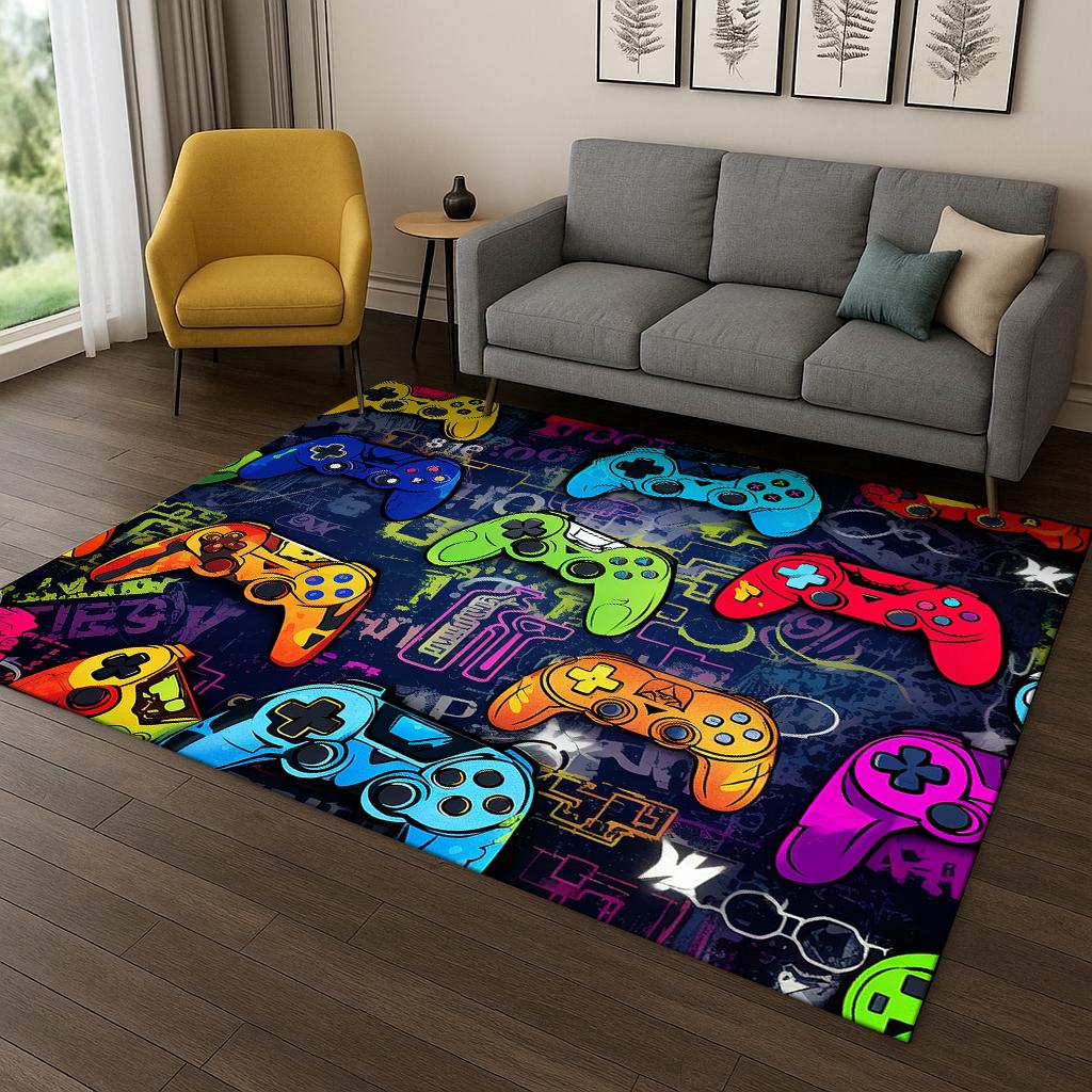 3D GamePad Controller Game Gamer Carpet Rug for Living Room Sofa Home Bedroom Doormat Decor,Playroom Non-slip Area Rug Gift 40x60cm
3D GamePad Controller Game Gamer Carpet Rug for Living Room Sofa Home Bedroom Doormat Decor,Playroom Non-slip Area Rug Gift 40x60cm