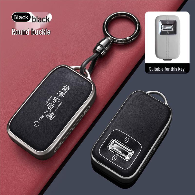 ZEEKR 9X Key Case - Obsidian Black 2026 Model Car Key Bag with Buckle
ZEEKR 9X Key Case - Obsidian Black 2026 Model Car Key Bag with Buckle