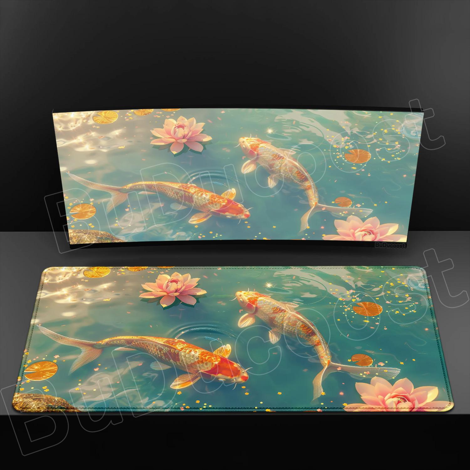 New Koi Fish Mouse Pad HD Large Size Computer Office Game Table Mat XXL Anti-slip Rubber Gaming Keyboard Mousepad Long Desk Pads 300x600mm
New Koi Fish Mouse Pad HD Large Size Computer Office Game Table Mat XXL Anti-slip Rubber Gaming Keyboard Mousepad Long Desk Pads 300x600mm