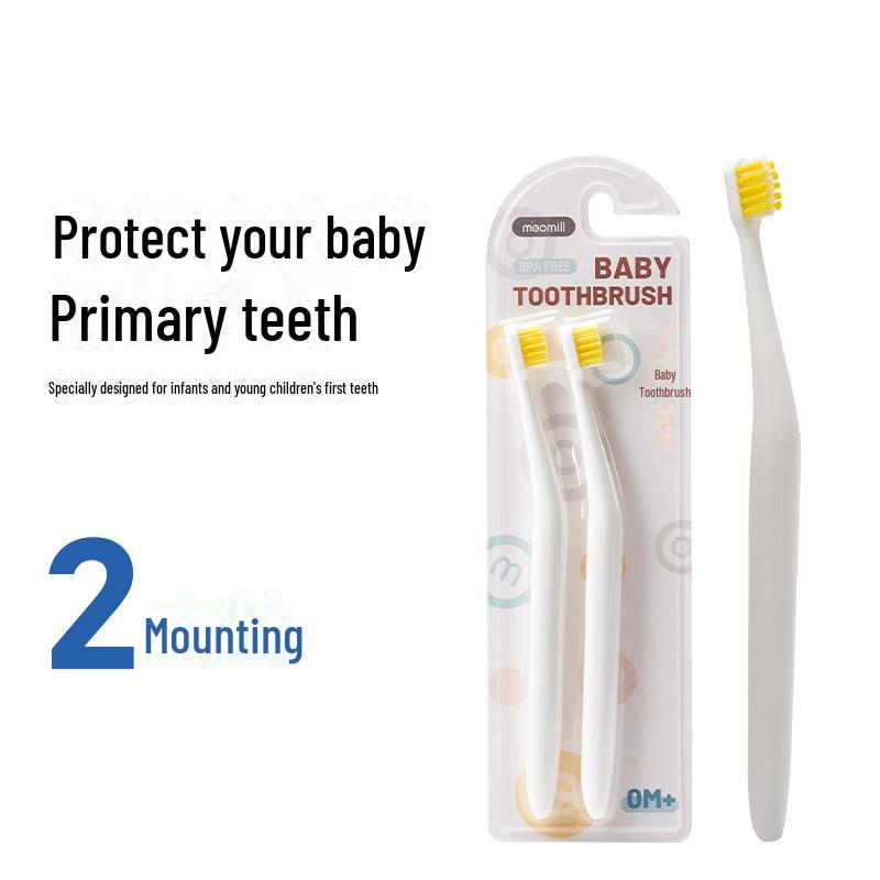 Мягкая зубная щетка с маленькой головкой для младенцев и детей ясельного возраста (0-3 года) - 2 шт.
Мягкая зубная щетка с маленькой головкой для младенцев и детей ясельного возраста (0-3 года) - 2 шт.