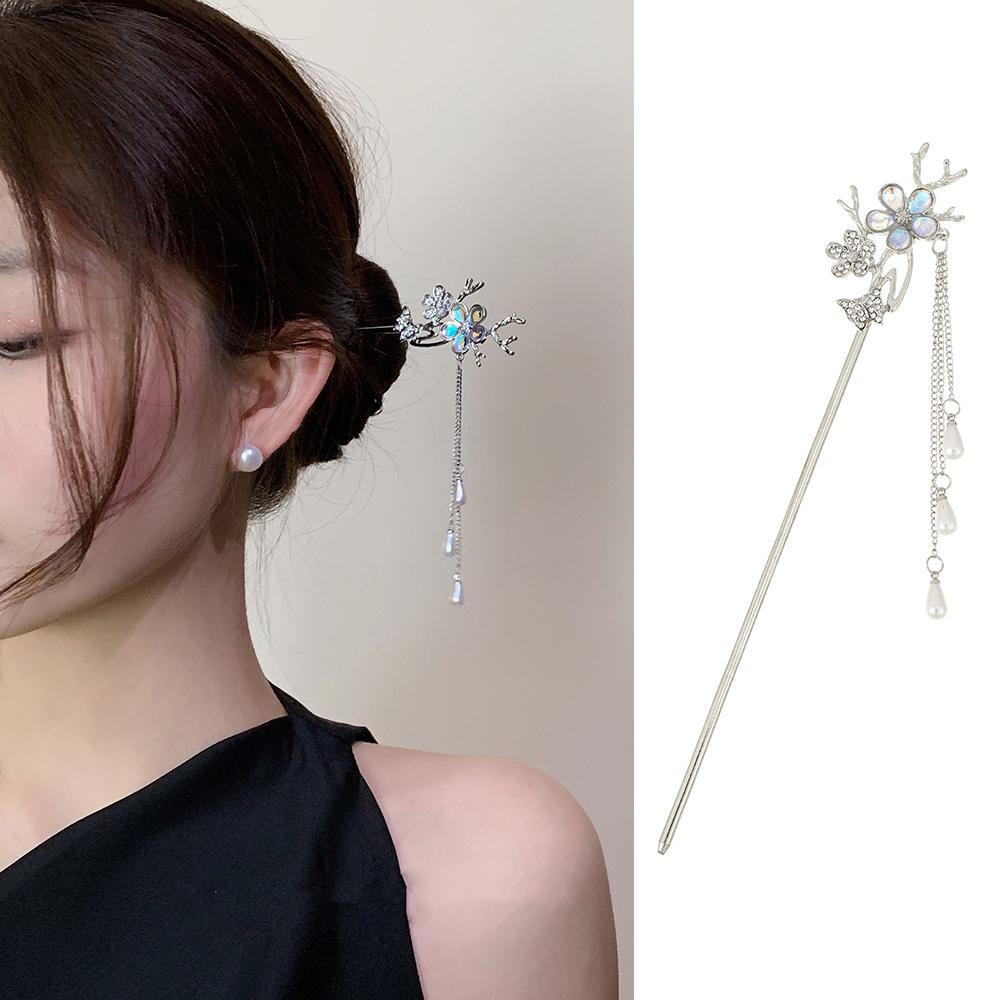 Colorful Plum Blossom Pearl Pendant Hairpin For Women Retro Temperament Elegant Hair Clip Clamps Hairpin Headwear Accessories 2PCS
Colorful Plum Blossom Pearl Pendant Hairpin For Women Retro Temperament Elegant Hair Clip Clamps Hairpin Headwear Accessories 2PCS