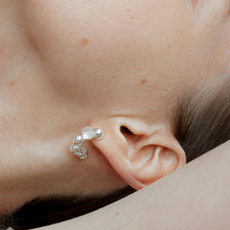 Сережки з бульбашками MIDNIGHT MOMENT SILVER
Сережки з бульбашками MIDNIGHT MOMENT SILVER