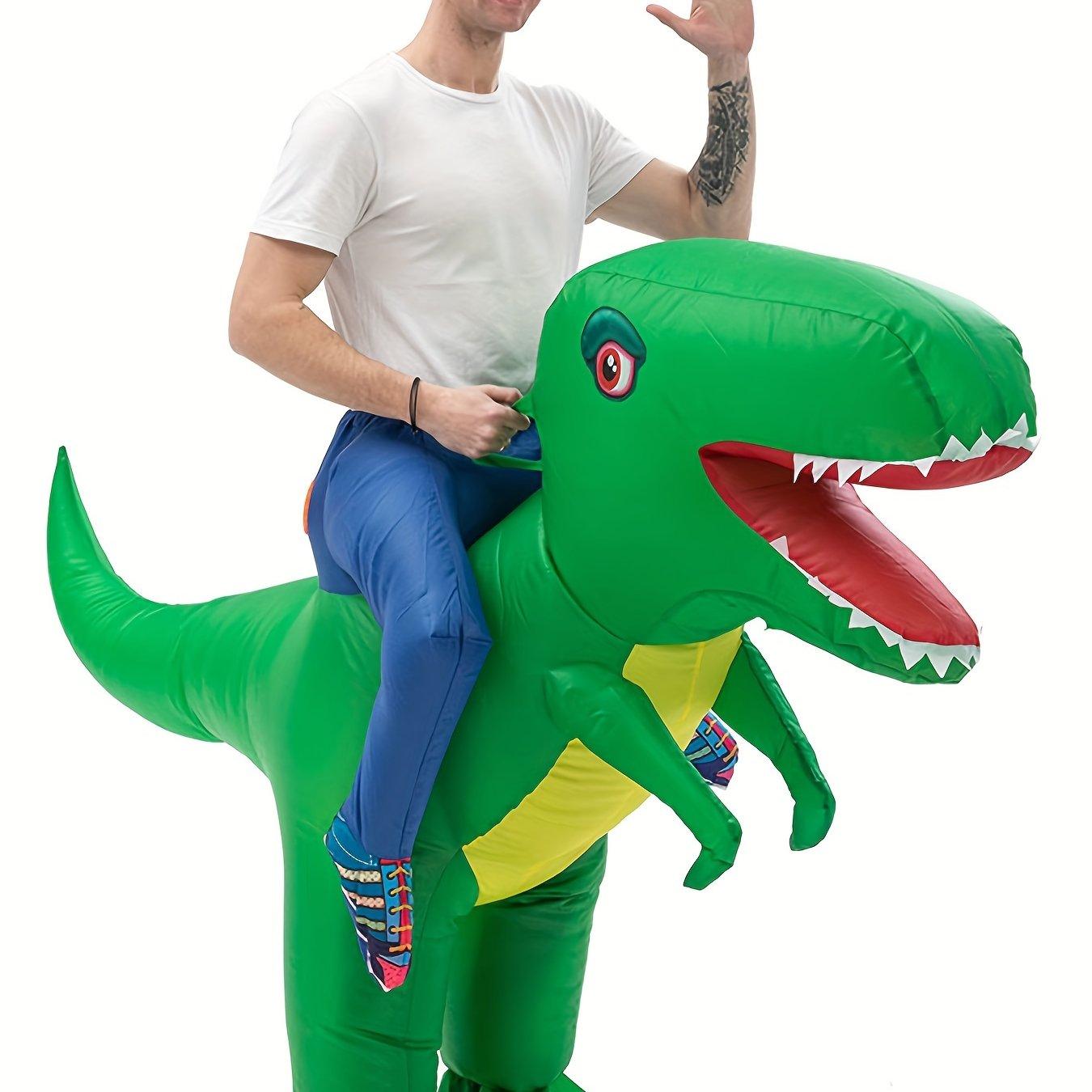 Inflatable Dinosaur Costume for Adults Featuring a Riding Design Perfect for Halloween Party Props Suitable 150 to 190 cm Suit 150 to 190cm зелений
Inflatable Dinosaur Costume for Adults Featuring a Riding Design Perfect for Halloween Party Props Suitable 150 to 190 cm Suit 150 to 190cm зелений