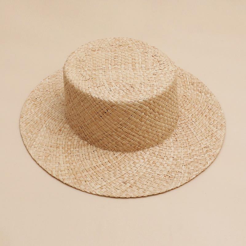 Unisex Flat Brim Raffia Straw Hat, Handwoven Flat Top Summer Sun Cap for Men Women, Beach Vacation UV Protection, Casual Adjustable
Unisex Flat Brim Raffia Straw Hat, Handwoven Flat Top Summer Sun Cap for Men Women, Beach Vacation UV Protection, Casual Adjustable