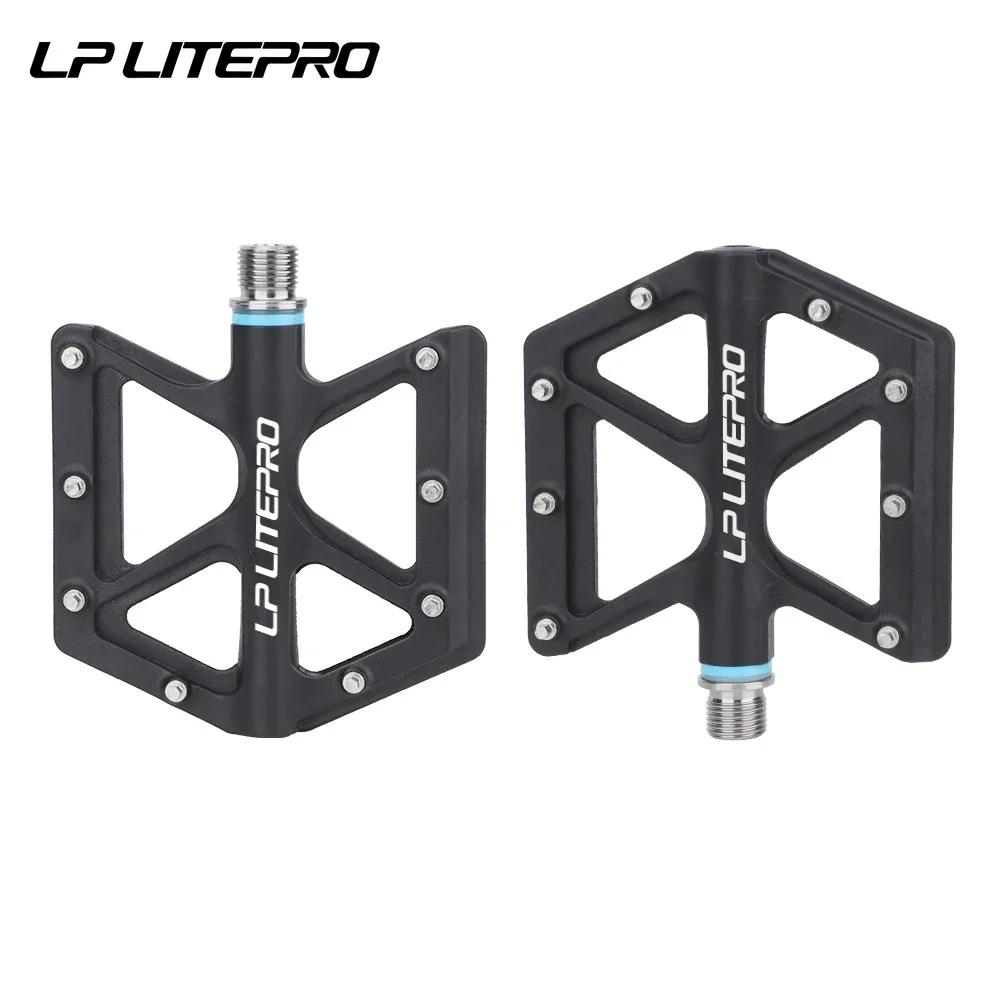 Lp Litepro MTB Bicycle Pedal Ultralight Sealing Bearing Road Bicycle Nylon Road BMX Pedal Flat Bicycle Titanium Shaft 170g Black Pedal
Lp Litepro MTB Bicycle Pedal Ultralight Sealing Bearing Road Bicycle Nylon Road BMX Pedal Flat Bicycle Titanium Shaft 170g Black Pedal