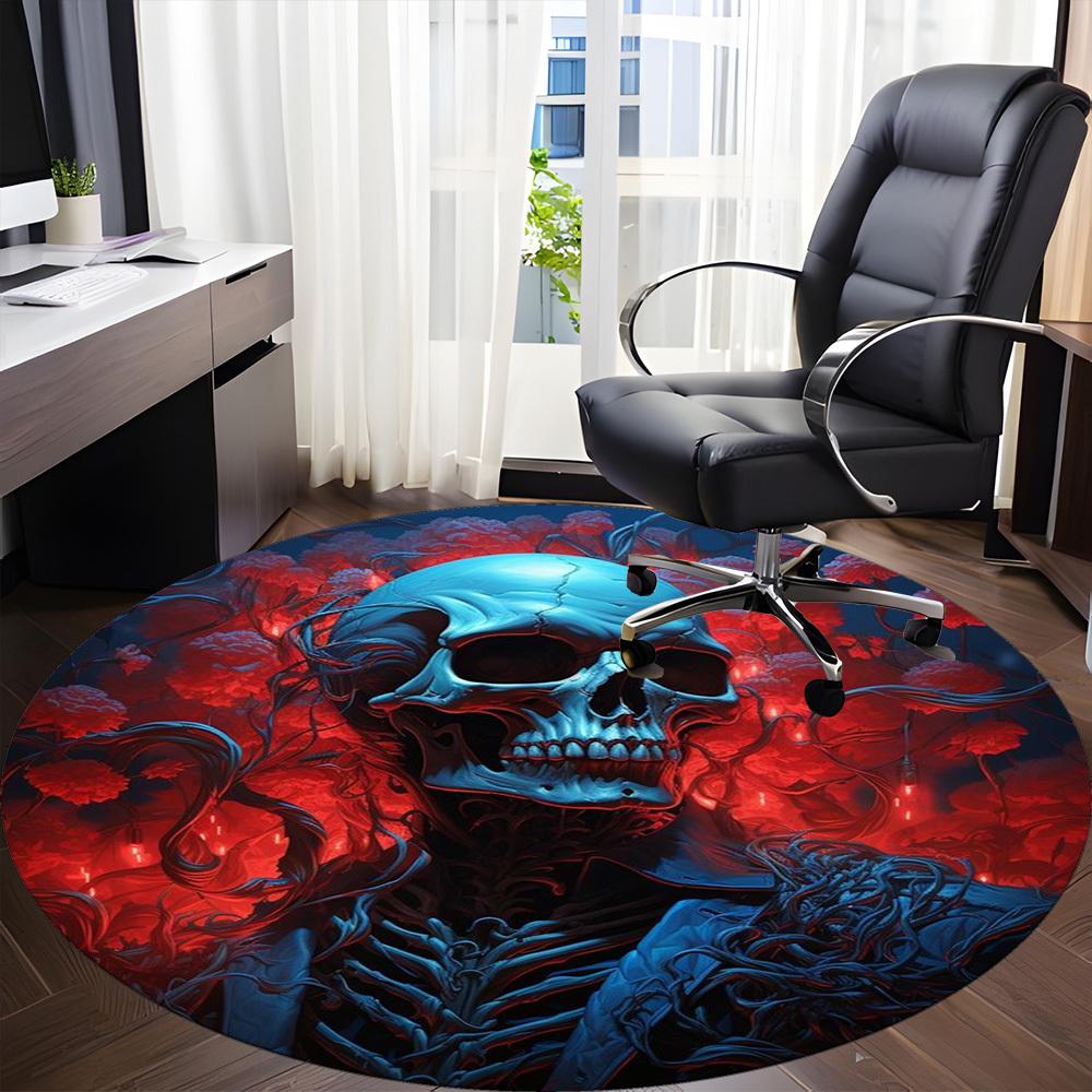1pc Gothic Skull Chair Carpet for Office Non-Slip Mat for Office - Decorative Floor Mat yy251030195 80cm by 80cm
1pc Gothic Skull Chair Carpet for Office Non-Slip Mat for Office - Decorative Floor Mat yy251030195 80cm by 80cm