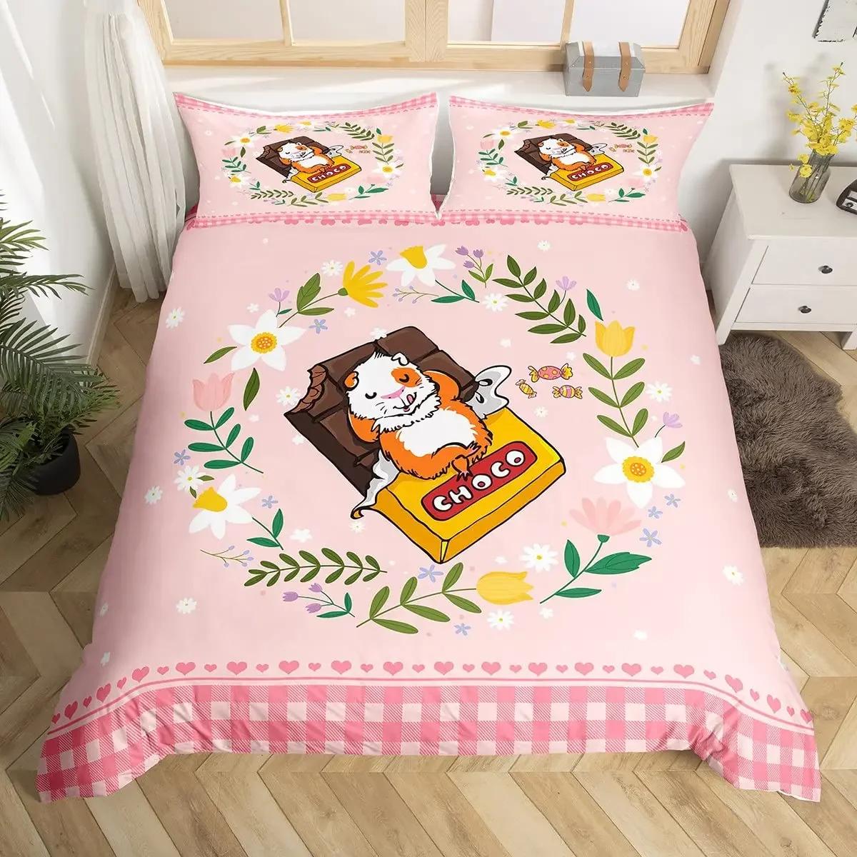 Comforter Cute Pig Bedding Set Twin Size Cartoon Farmhouse Wild Animal Blossom Floral Branches Pink Lattice Comforter Comforter (quilt)-EU Single(135*200cm)3pcs
Comforter Cute Pig Bedding Set Twin Size Cartoon Farmhouse Wild Animal Blossom Floral Branches Pink Lattice Comforter Comforter (quilt)-EU Single(135*200cm)3pcs