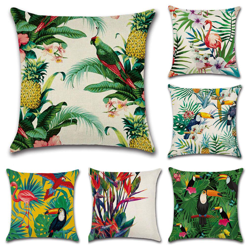 Waist Home Flamingo Bird Throw Pillow Case Bedroom Decoration Green Leaves Printed Cushion Cover 14
Waist Home Flamingo Bird Throw Pillow Case Bedroom Decoration Green Leaves Printed Cushion Cover 14
