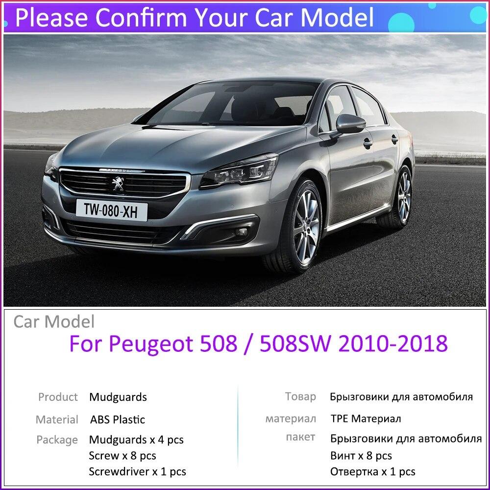 4 шт. автомобильные брызговики для Peugeot 508 SW 508SW 2010 ~ 2018 2011 2012 2013 брызговики брызговики на крыло авто аксессуары
4 шт. автомобильные брызговики для Peugeot 508 SW 508SW 2010 ~ 2018 2011 2012 2013 брызговики брызговики на крыло авто аксессуары