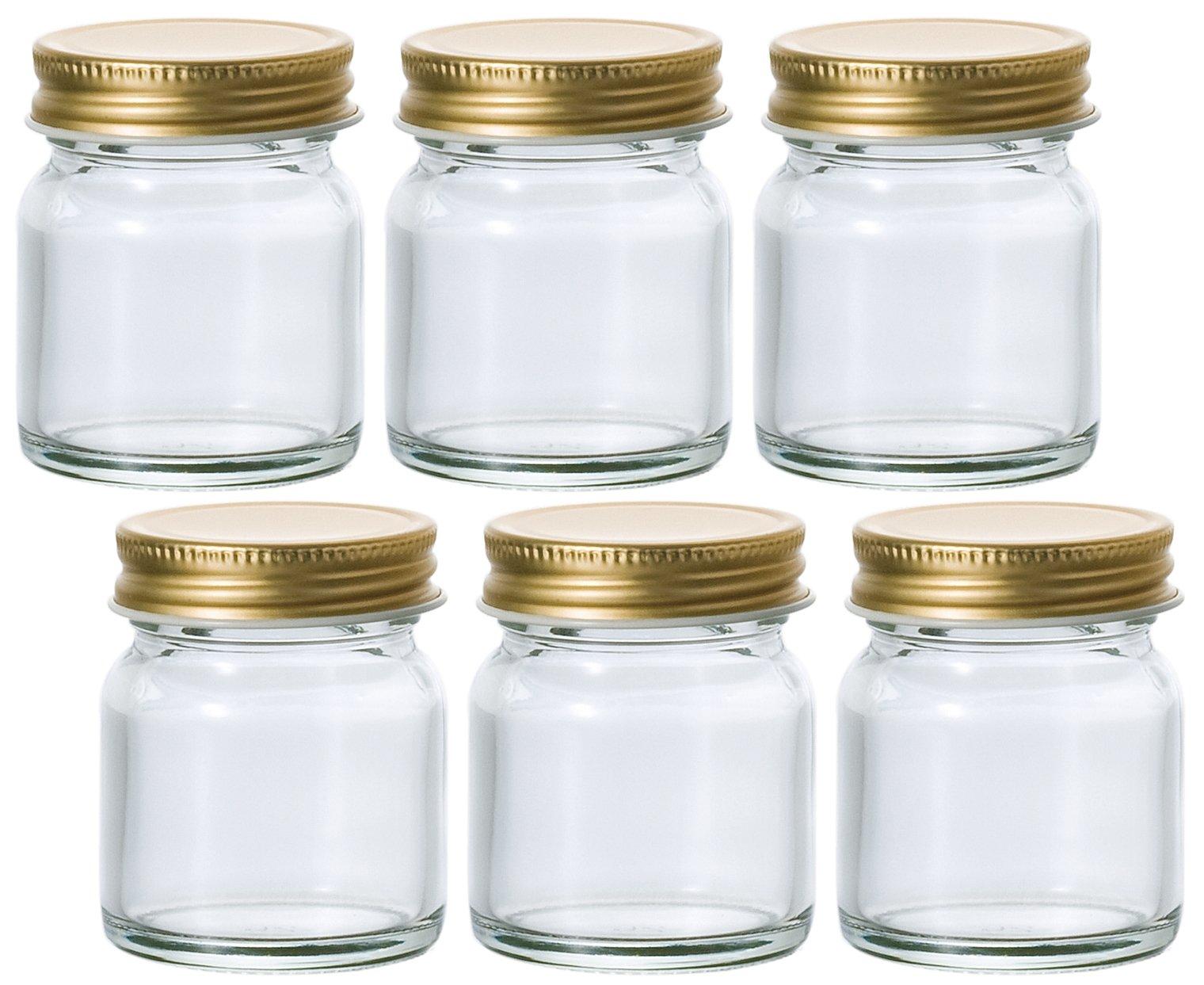 ADERIA Gold Cap Bottles 50ml Set of 6 Made in Japan Бутылка для хранения Контейнер для хранения Стеклянная канистра Герметичный контейнер Банка для приправ Герметичный кофейный напиток
ADERIA Gold Cap Bottles 50ml Set of 6 Made in Japan Бутылка для хранения Контейнер для хранения Стеклянная канистра Герметичный контейнер Банка для приправ Герметичный кофейный напиток