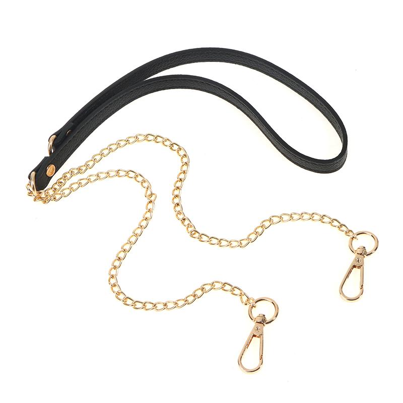 120CM Bag Chain Leather Shoulder Bag Handle Strap Handbags Strap Bag Accessory чорний
120CM Bag Chain Leather Shoulder Bag Handle Strap Handbags Strap Bag Accessory чорний