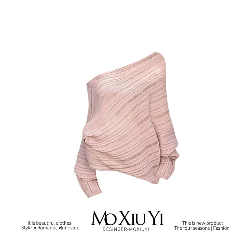 Mo Peach Pink Nougat Pastry Idle Style Pink Knitwear Women s Design Texture Pullover off-Shoulder Tops S розовый
Mo Peach Pink Nougat Pastry Idle Style Pink Knitwear Women s Design Texture Pullover off-Shoulder Tops S розовый