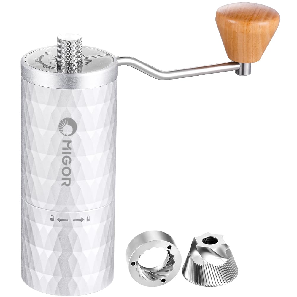 MIGOR Ручная кофемолка MIGOR Coffee Коническая ручная регулируемая кофемолка-мельница из нержавеющей стали, Мельница G-11, Ручная, Ступка, Мельница, Помол,
MIGOR Ручная кофемолка MIGOR Coffee Коническая ручная регулируемая кофемолка-мельница из нержавеющей стали, Мельница G-11, Ручная, Ступка, Мельница, Помол,