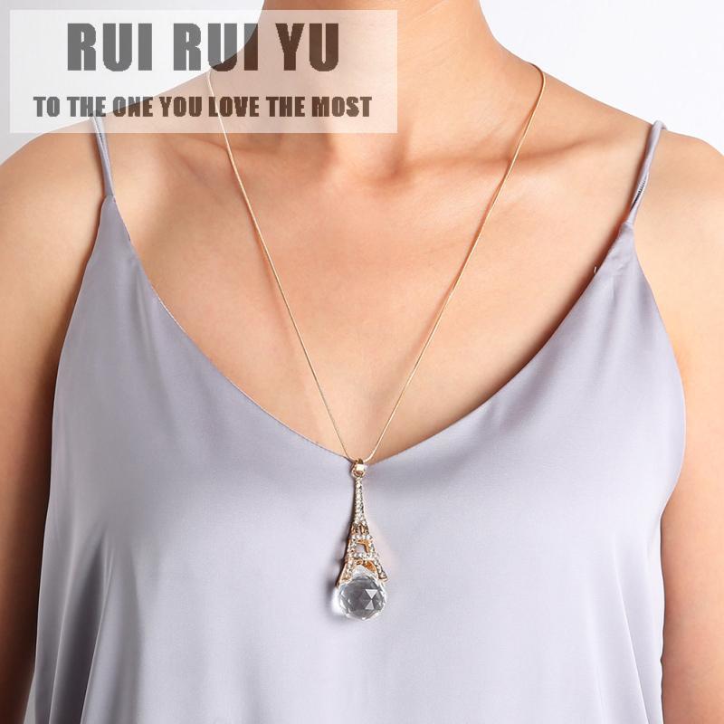 RUI RUI YU Женское ожерелье с кристаллами и бриллиантами, длинная цепочка для свитера из сплава
RUI RUI YU Женское ожерелье с кристаллами и бриллиантами, длинная цепочка для свитера из сплава