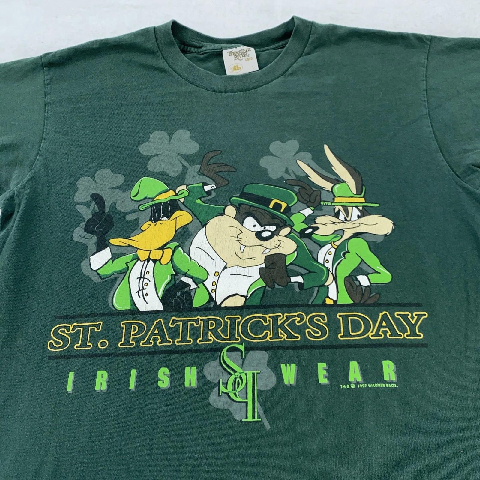 Vintage Looney Tunes T-Shirt Mens Large St Patrick s Day Irish Taz Daffy 90s XL
Vintage Looney Tunes T-Shirt Mens Large St Patrick s Day Irish Taz Daffy 90s XL