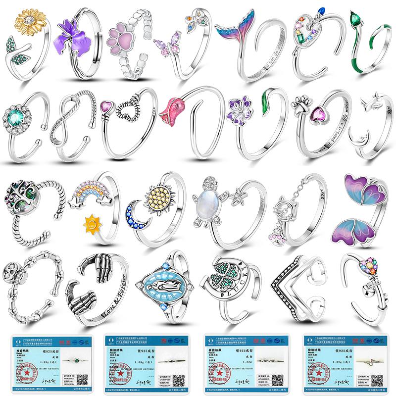 Women Luxury Ring 925 Silver Original Sterling Adjustable Ring Zircon Free Size Finger Rings Anniversary Wedding Jewelry Gift resizable
Women Luxury Ring 925 Silver Original Sterling Adjustable Ring Zircon Free Size Finger Rings Anniversary Wedding Jewelry Gift resizable