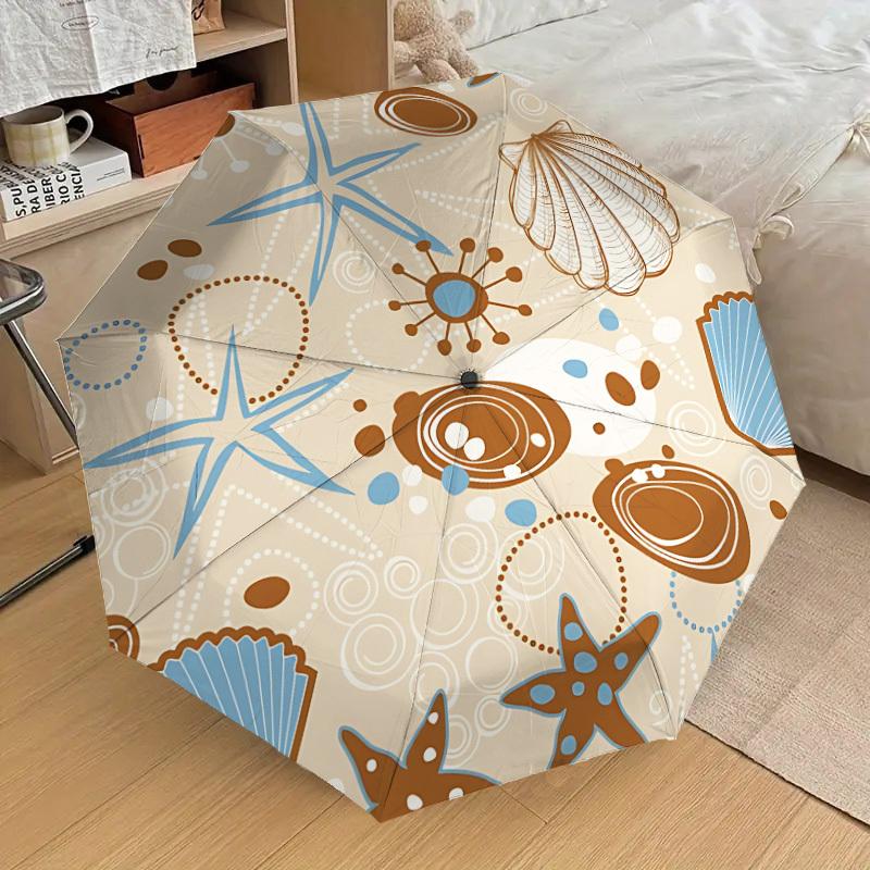 1pc Seashell Pattern Automatic Open/Close Umbrella, 8-Rib Sturdy Frame, Umbrella for Travel, Everyday, Formal Events yy251126027
1pc Seashell Pattern Automatic Open/Close Umbrella, 8-Rib Sturdy Frame, Umbrella for Travel, Everyday, Formal Events yy251126027