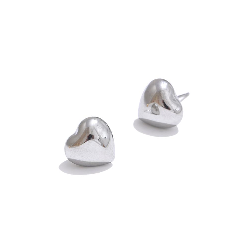 Yhpup Chunky Hollow Heart Small Stud Earrings Daily Jewelry 316L Glossy Smooth Tarnish Resistant Fashion Charm Accessories Gift
Yhpup Chunky Hollow Heart Small Stud Earrings Daily Jewelry 316L Glossy Smooth Tarnish Resistant Fashion Charm Accessories Gift