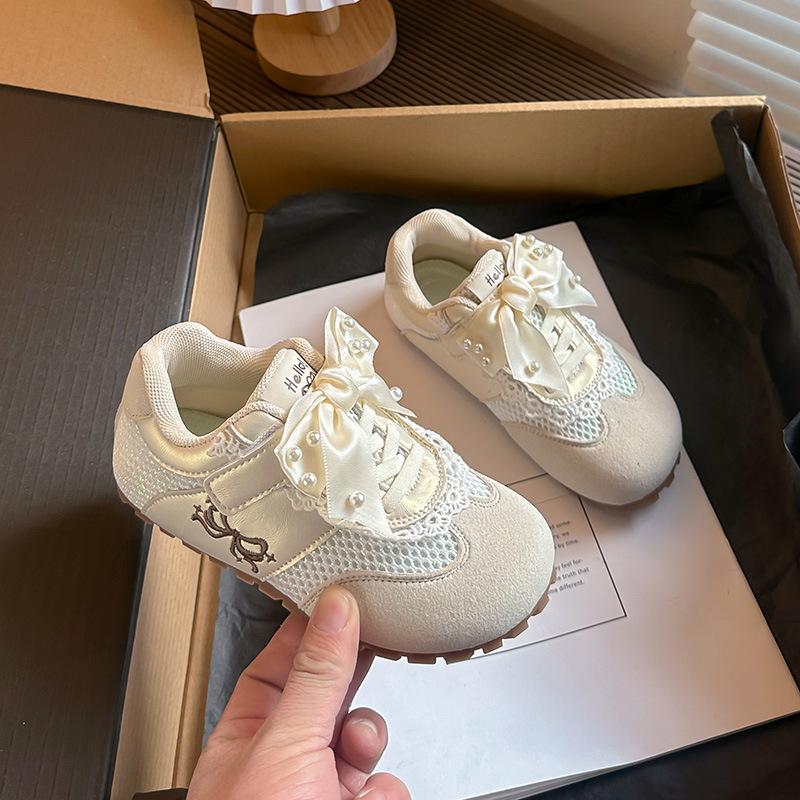 Girls Sneakers2026New Spring/Summer Mesh Pearl Ribbon Bow Children s Running Shoes Casual Shoes 26Inner Length16cm бежевый
Girls Sneakers2026New Spring/Summer Mesh Pearl Ribbon Bow Children s Running Shoes Casual Shoes 26Inner Length16cm бежевый