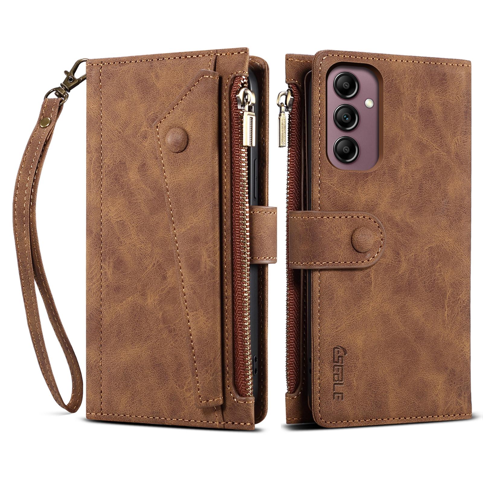 For Samsung Galaxy S25+ Case Zipper Wallet Leather Stand Phone Cover Brown
For Samsung Galaxy S25+ Case Zipper Wallet Leather Stand Phone Cover Brown