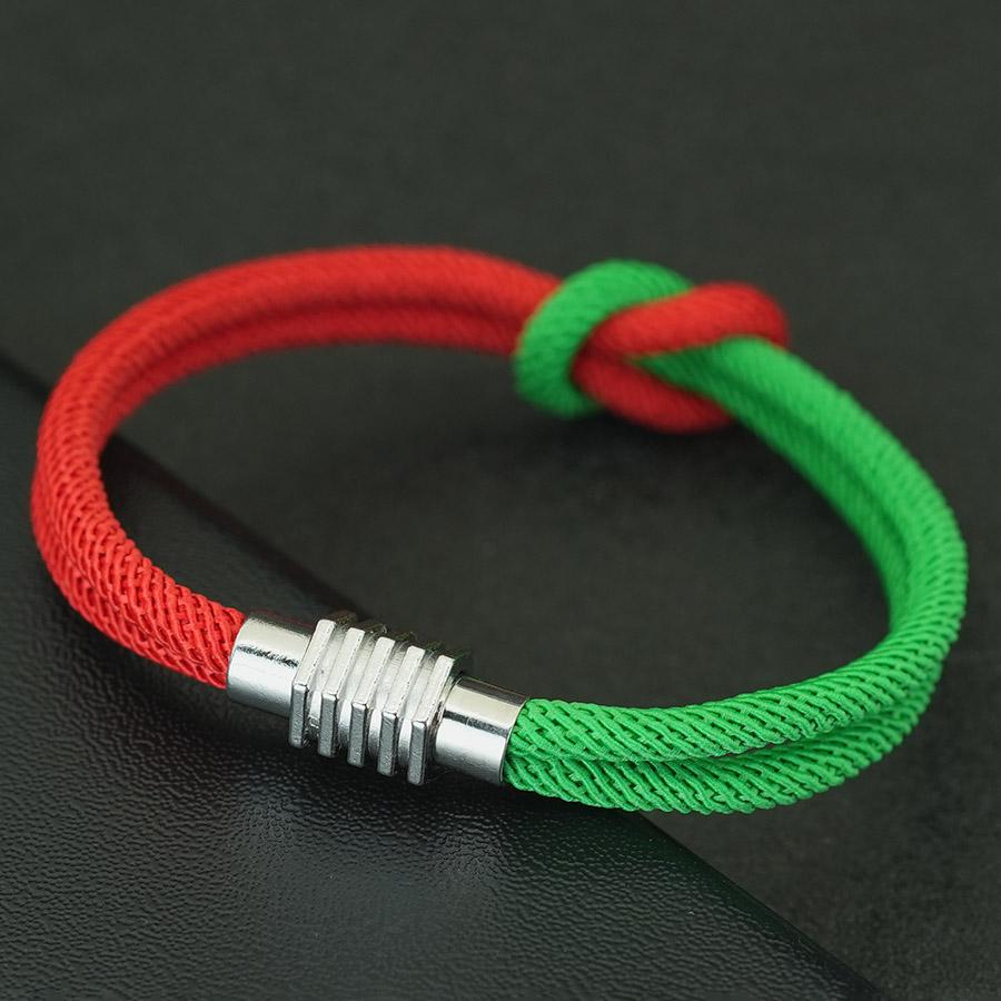 Noter Stylish Christmas String Bracelet Men Women Grade A 4mm Cord Red Green Bicolor Charm Braslet Versatile Accessories Joias
Noter Stylish Christmas String Bracelet Men Women Grade A 4mm Cord Red Green Bicolor Charm Braslet Versatile Accessories Joias