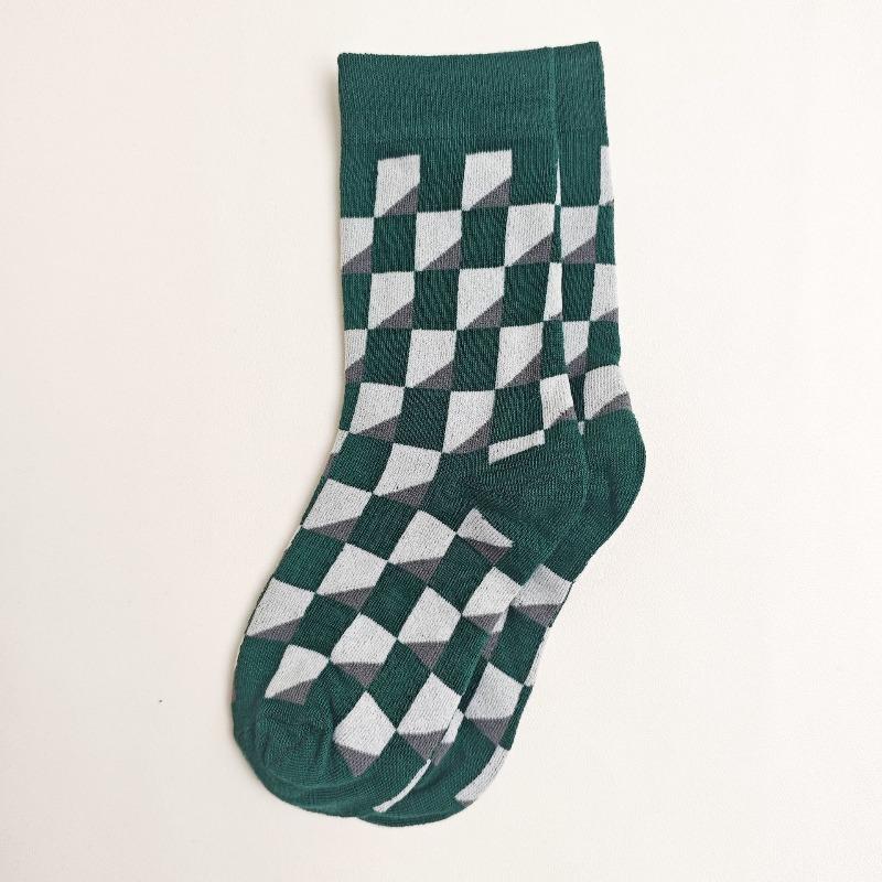 Женские осенне-зимние носки до середины икры, ретро и трендовые, махровые носки, универсальные теплые длинные носки в школьном стиле 1 pair темно-зеленого
Женские осенне-зимние носки до середины икры, ретро и трендовые, махровые носки, универсальные теплые длинные носки в школьном стиле 1 pair темно-зеленого