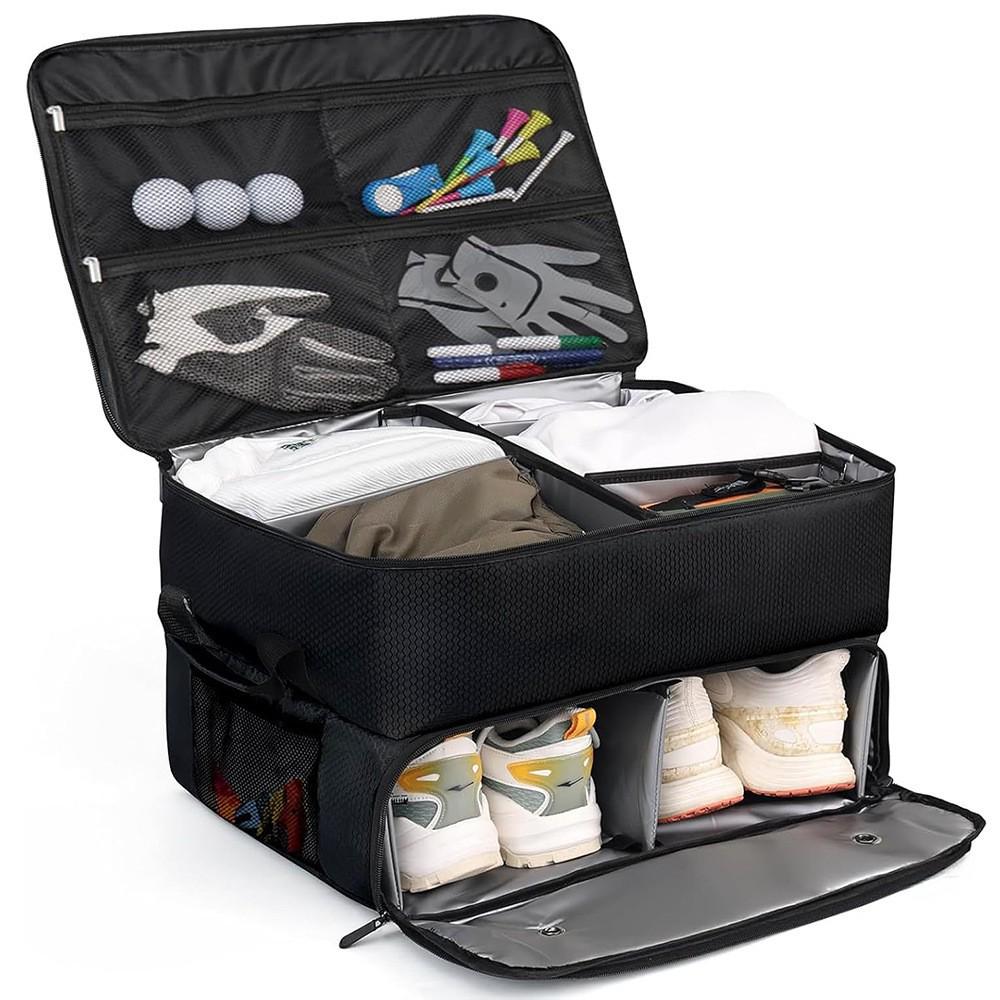Foldable Golf Shoe & Apparel Storage Box - Large Capacity, Multi-functional Bag for Car & Travel. чёрный
Foldable Golf Shoe & Apparel Storage Box - Large Capacity, Multi-functional Bag for Car & Travel. чёрный