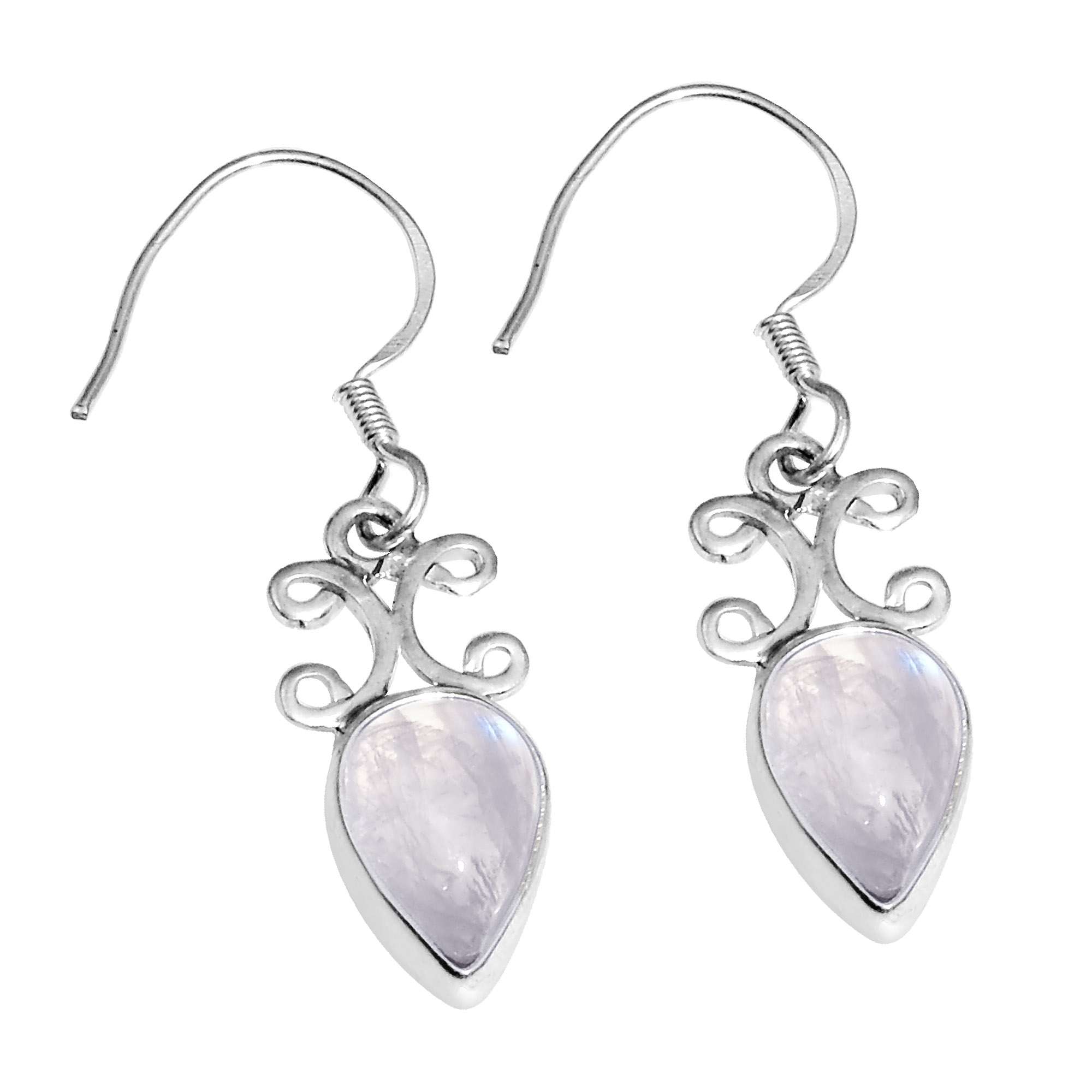 Rainbow Moonstone Gemstone Earrings Solid 925 Sterling Silver Handmade Earrings Jewelry Gift For Women And Girls E-3786
Rainbow Moonstone Gemstone Earrings Solid 925 Sterling Silver Handmade Earrings Jewelry Gift For Women And Girls E-3786