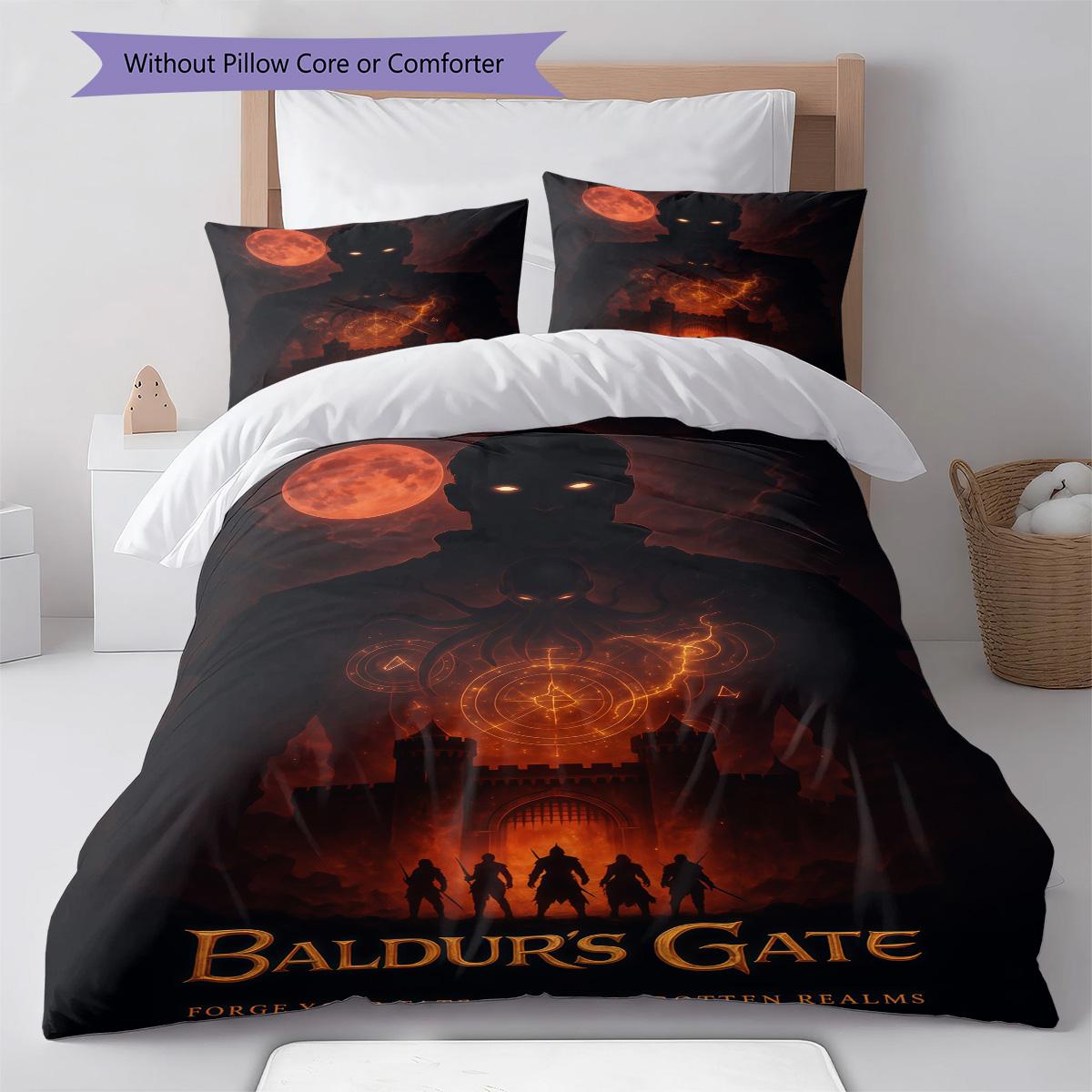 Baldur s Gate RugPattern Bedding Quilt Set Quilt Cover Pillowcase Home Decoration Birthday Gift (1 * duvet cover + 2 * pillowcase, without core) 135x200cm
Baldur s Gate RugPattern Bedding Quilt Set Quilt Cover Pillowcase Home Decoration Birthday Gift (1 * duvet cover + 2 * pillowcase, without core) 135x200cm