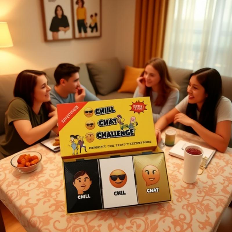 Hot-Selling Emoticon Pack: Chill Chat Challenge for Parent-Child Interaction & Family Game
Hot-Selling Emoticon Pack: Chill Chat Challenge for Parent-Child Interaction & Family Game