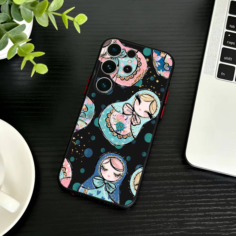 D-Russian Dolls Matryoshka Phone Case For Samsung S26,S25,S24,S23,S22,S30,S21,Ultra,Plus,FE 5G Black Soft Cover Samsung S23plus5G
D-Russian Dolls Matryoshka Phone Case For Samsung S26,S25,S24,S23,S22,S30,S21,Ultra,Plus,FE 5G Black Soft Cover Samsung S23plus5G