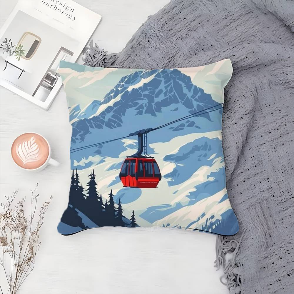Ski Resort Prop Pillow Case Printing Pillowcase Living Room Sofa Cushion Cover Bedroom Room Decor 12x12Inch
Ski Resort Prop Pillow Case Printing Pillowcase Living Room Sofa Cushion Cover Bedroom Room Decor 12x12Inch