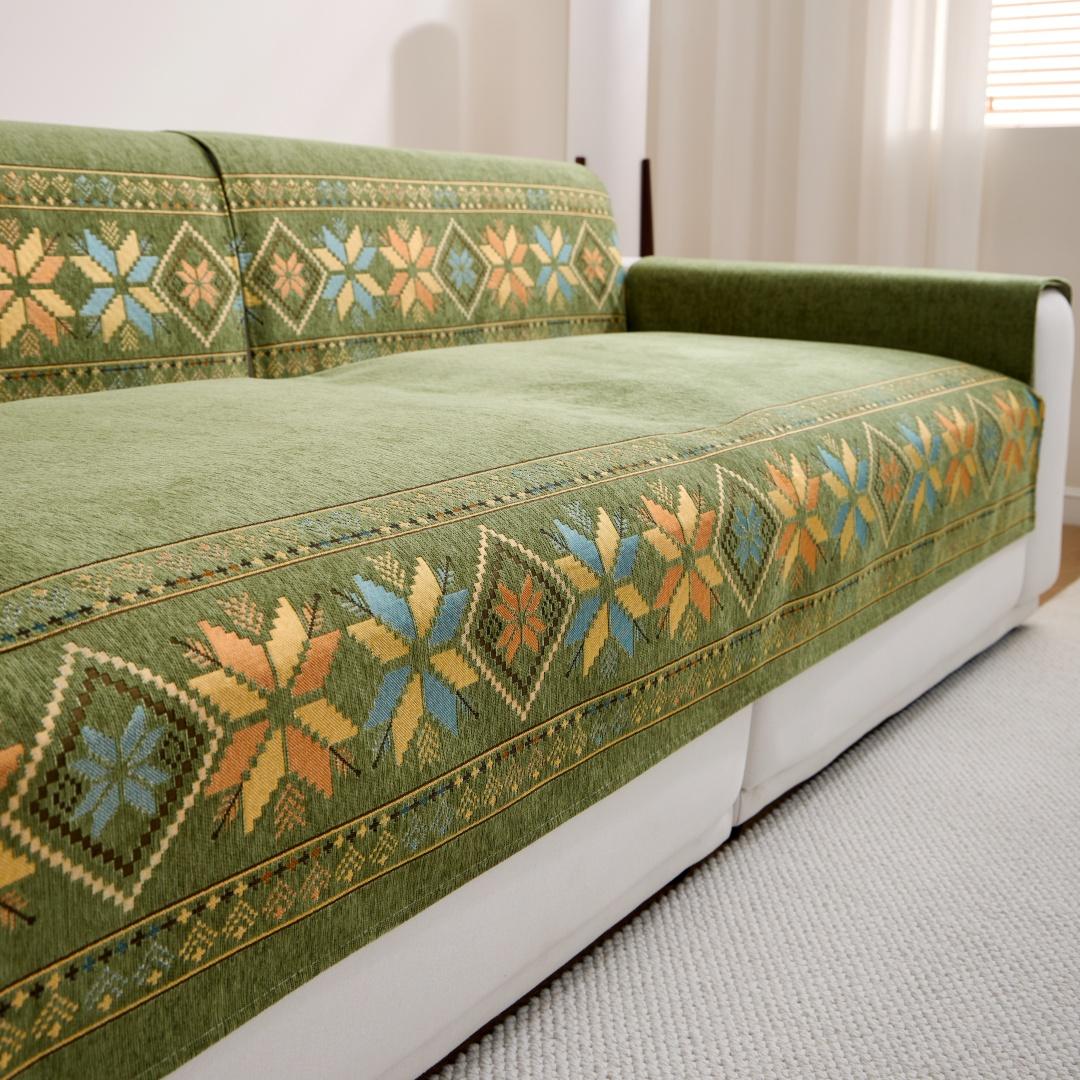 1 шт. Богемное жаккардовое шениловое покрывало для дивана в стиле бохо для всех сезонов, чехол для дивана для гостиной, защита мебели, декор 90*240cm зелёный
1 шт. Богемное жаккардовое шениловое покрывало для дивана в стиле бохо для всех сезонов, чехол для дивана для гостиной, защита мебели, декор 90*240cm зелёный