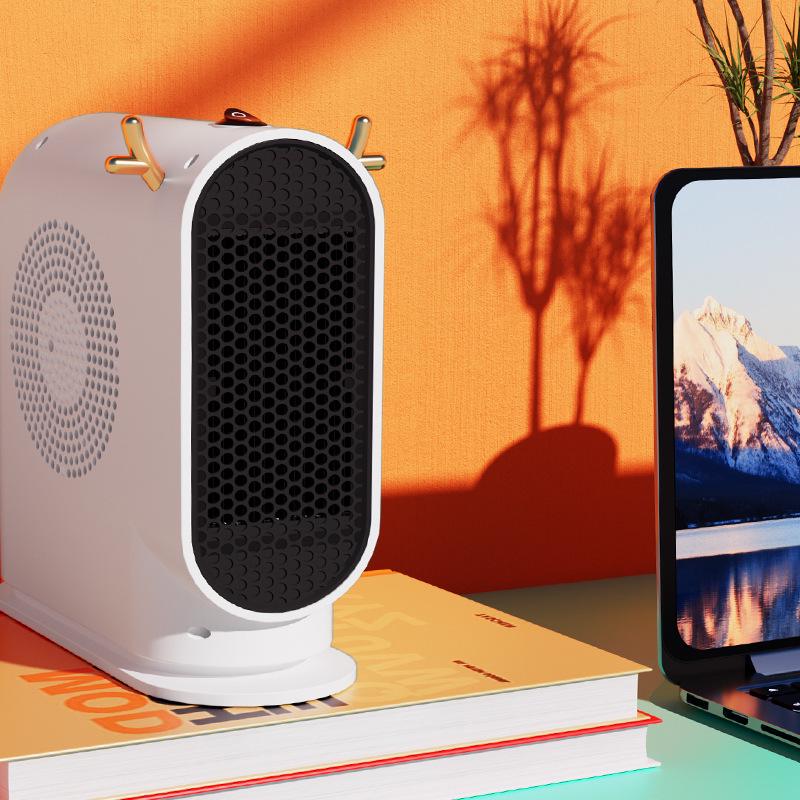 Portable Deer Antler Desktop Fan Heater for Home, Office, or Dorm 25*10*27 cm
Portable Deer Antler Desktop Fan Heater for Home, Office, or Dorm 25*10*27 cm