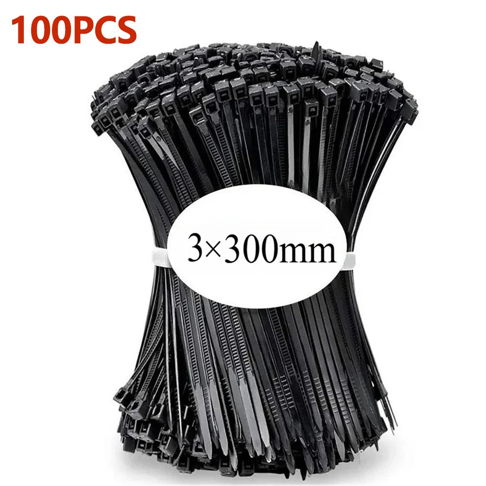 100Pcs Plastic Nylon Cable Ties Self-locking Cord Ties Straps Adjustable Cables Fastening Loop Home Office Wire Zip Ties
100Pcs Plastic Nylon Cable Ties Self-locking Cord Ties Straps Adjustable Cables Fastening Loop Home Office Wire Zip Ties