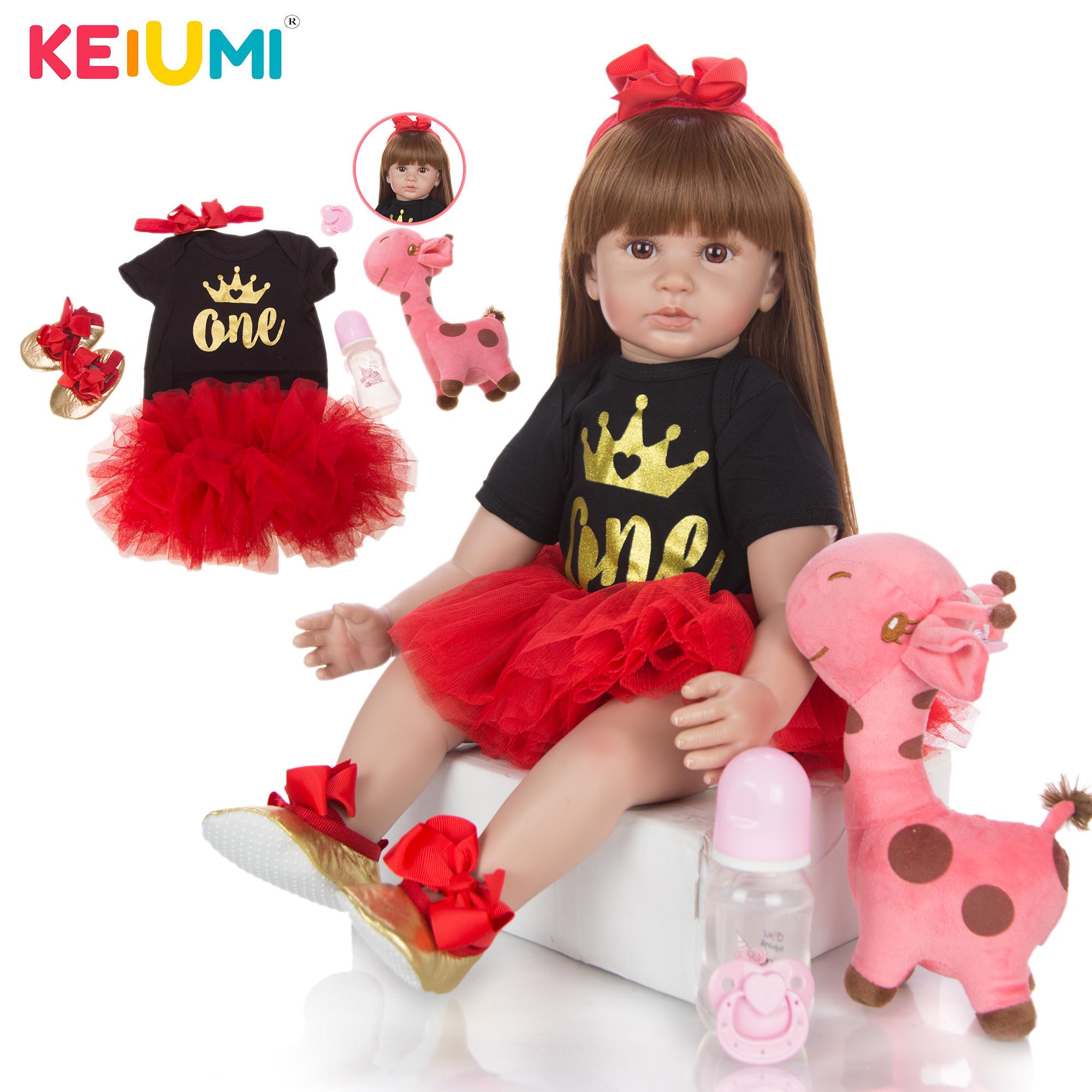 KEIUMI 60 см кукла реборн для малышей, мягкие силиконовые виниловые конечности, милая принцесса, кукла Bebe для девочек, подарок на день рождения, игрушка для приятеля
KEIUMI 60 см кукла реборн для малышей, мягкие силиконовые виниловые конечности, милая принцесса, кукла Bebe для девочек, подарок на день рождения, игрушка для приятеля