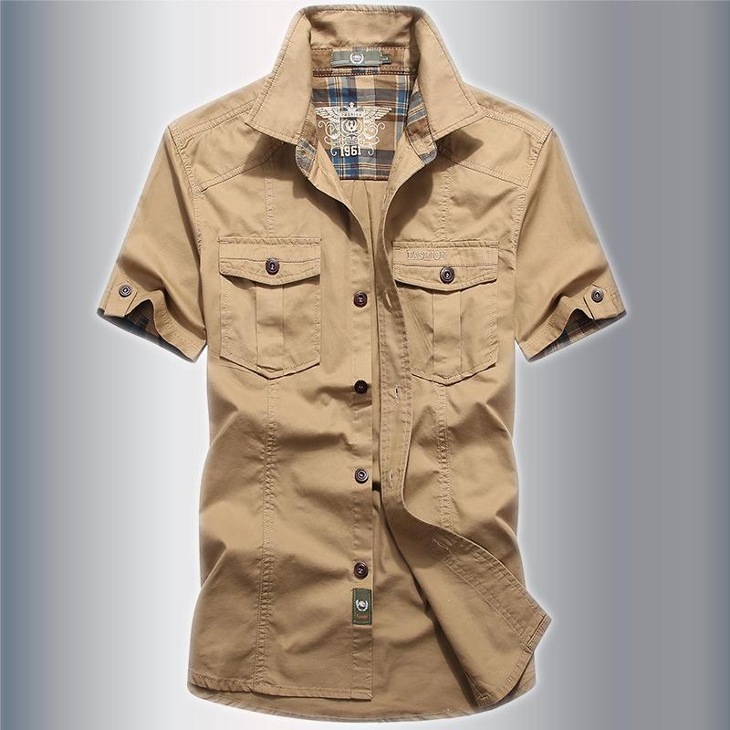 Men S Short-Sleeve Shirt Summer Workwear Loose Fit Large Size Men S Casual Shirt Half-Sleeve Shirt Outdoor Top 4XL хакі
Men S Short-Sleeve Shirt Summer Workwear Loose Fit Large Size Men S Casual Shirt Half-Sleeve Shirt Outdoor Top 4XL хакі