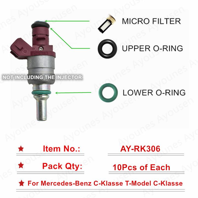 10sets Fuel Injector Repair Kit For Parts #A2710780023 For Mercedes-Benz C-Klasse
10sets Fuel Injector Repair Kit For Parts #A2710780023 For Mercedes-Benz C-Klasse