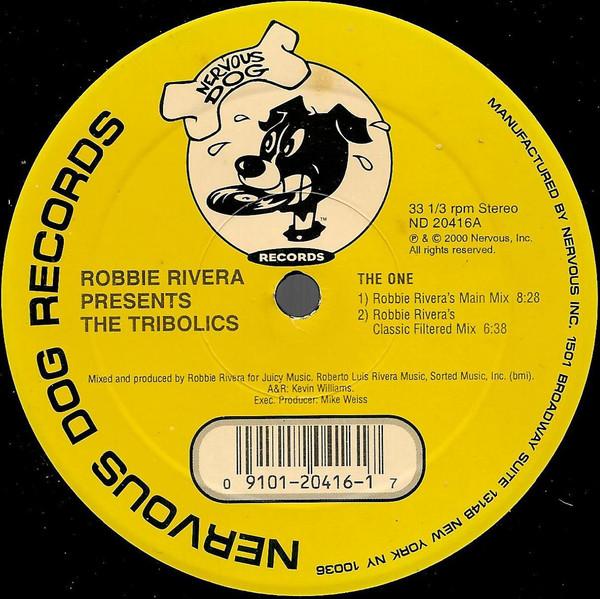12inch Record ROBBIE RIVERA, THE TRIBOLICS - The One ND20416 Nervous Dog Rec 2000 US Dance & Electronica Used
12inch Record ROBBIE RIVERA, THE TRIBOLICS - The One ND20416 Nervous Dog Rec 2000 US Dance & Electronica Used